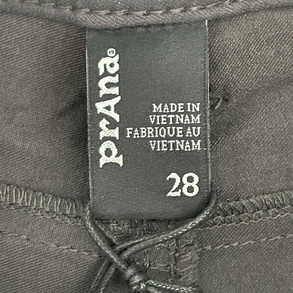 NWT prAna Brion Short 11" Inseam 28 Charcoal Abrasion Resistant Reinforced Rivet - Picture 12 of 16